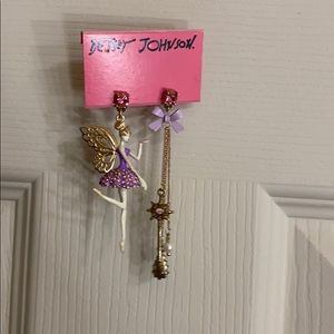 Betsey Johnson fairy earrings